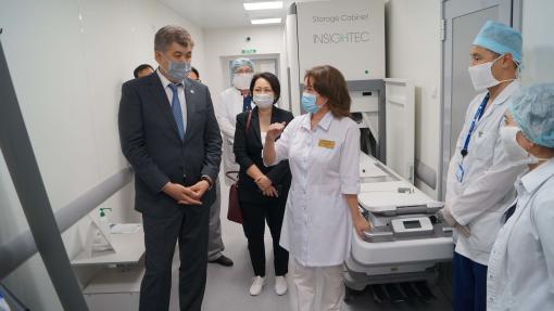 Визит министра МЗ РК Е. Биртанова