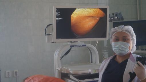 Эндоскопиялық   бөлік - ШҚО КӨПСАЛАЛЫ ОНКОЛОГИЯ   ЖӘНЕ ХИРУРГИЯ ОРТАЛЫҒЫ 